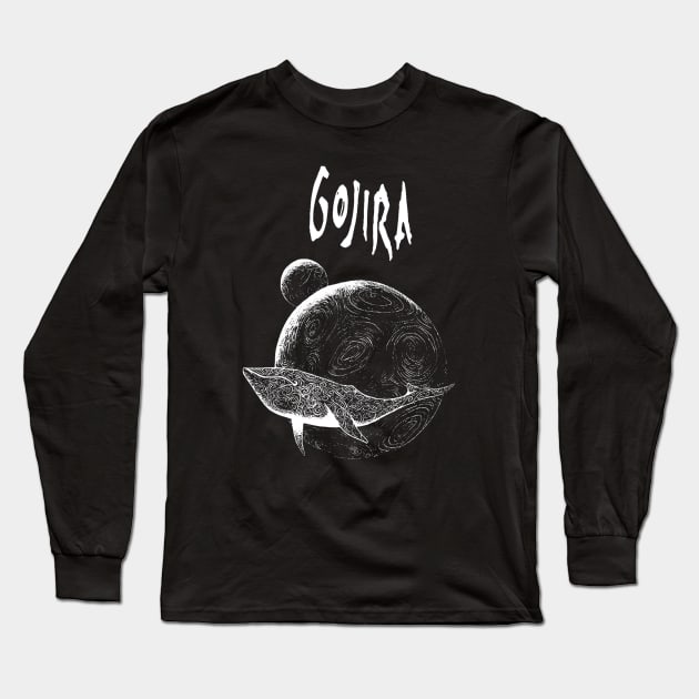 Whale goojira Long Sleeve T-Shirt by Guitar Speak Podcast